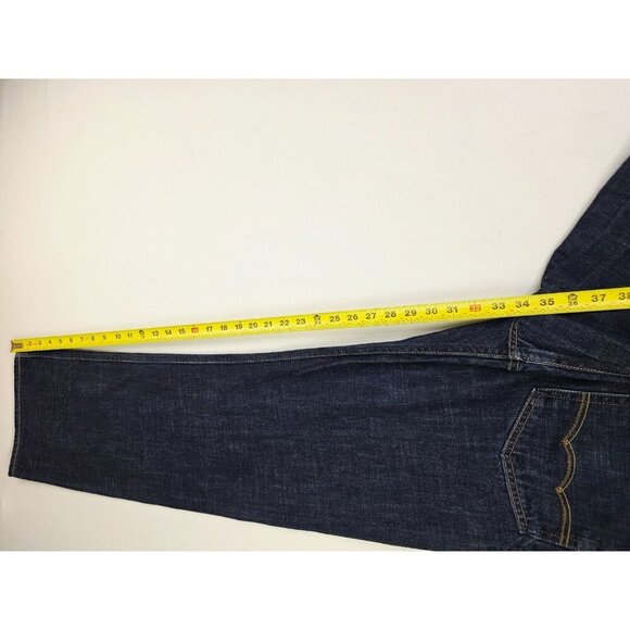American Eagle Outfitters Size 36X34 Mens Relaxed Blue Denim Logo Cotton Jeans - Picture 7 of 11
